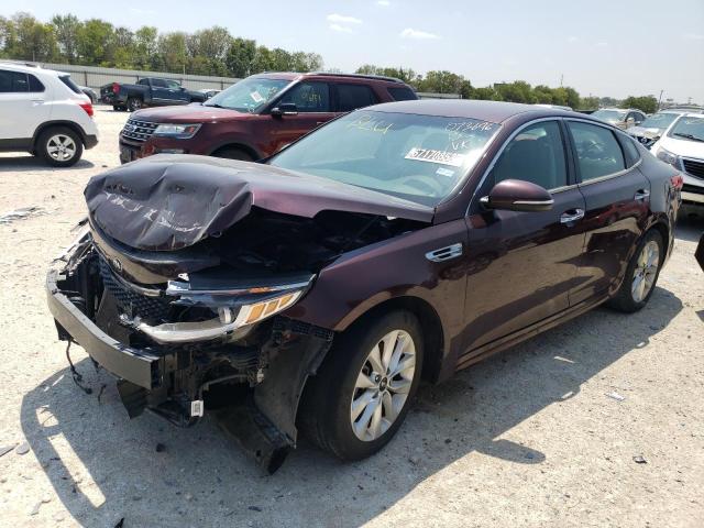KIA OPTIMA LX 2016 with VIN 5XXGT4L33GG073696 - Photo from auction