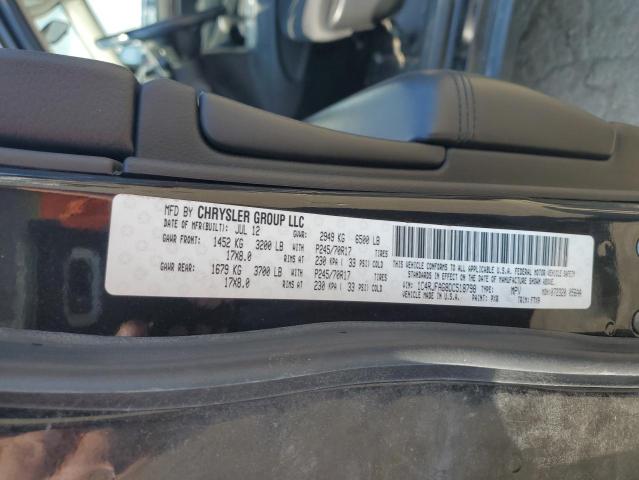 Photo 14 from auction – 2013 JEEP GRAND CHER with VIN 1C4RJFAG8DC518798