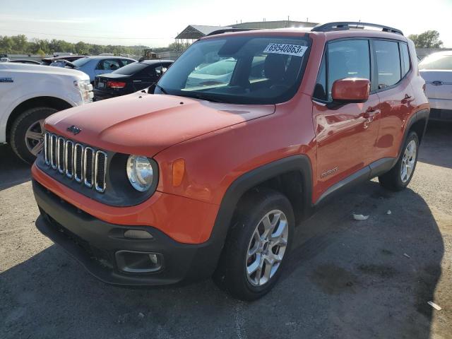JEEP RENEGADE L 2016 with VIN ZACCJBBT2GPD90410 - Photo from auction