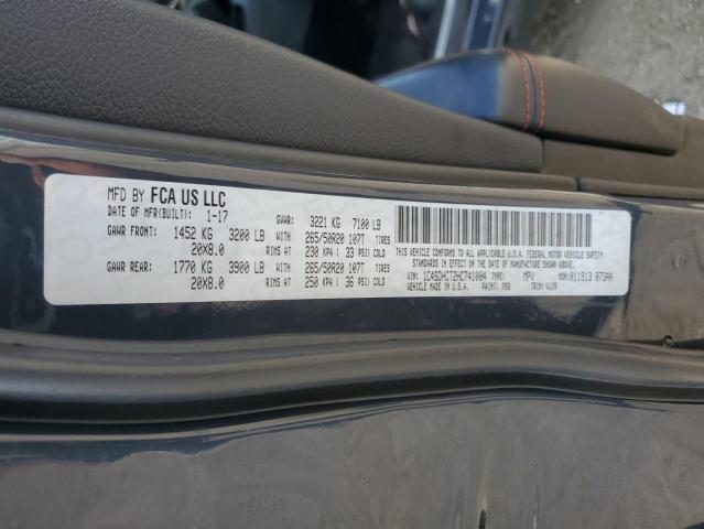 Photo 14 from auction – 2017 DODGE DURANGO R/ with VIN 1C4SDHCT2HC741004