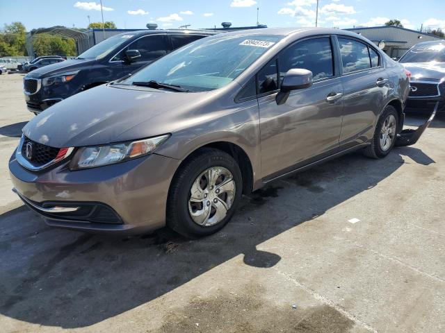 HONDA CIVIC LX 2013 with VIN 19XFB2F53DE038824 - Photo from auction
