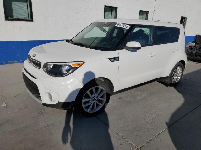 KIA SOUL + 2019 with VIN KNDJP3A50K7666006 - Photo from auction
