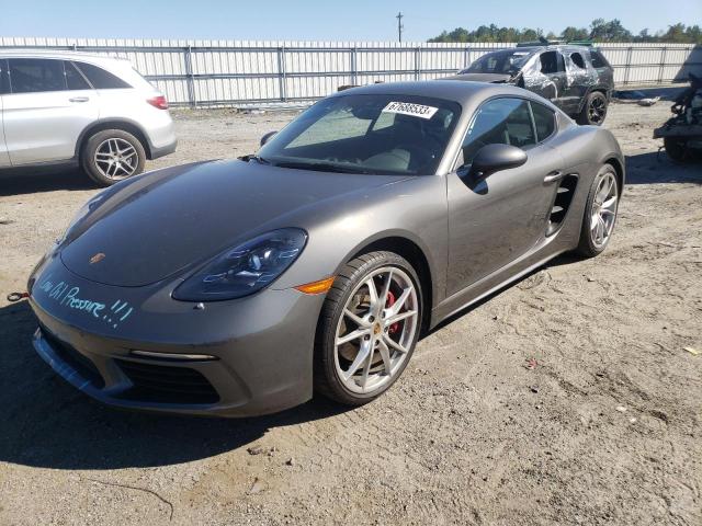 PORSCHE CAYMAN BAS 2021 with VIN WP0AA2A82MS260105 - Photo from auction