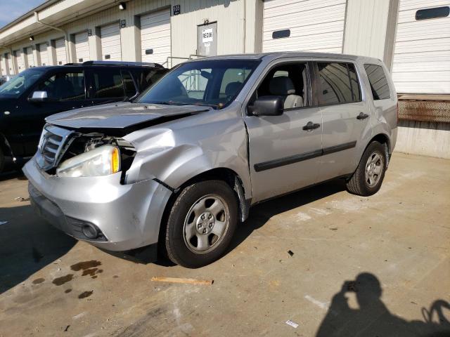 HONDA PILOT LX 2012 with VIN 5FNYF4H24CB034950 - Photo from auction