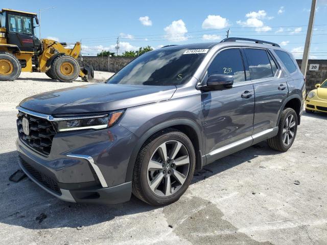 HONDA PILOT ELIT 2023 with VIN 5FNYG1H84PB035375 - Photo from auction