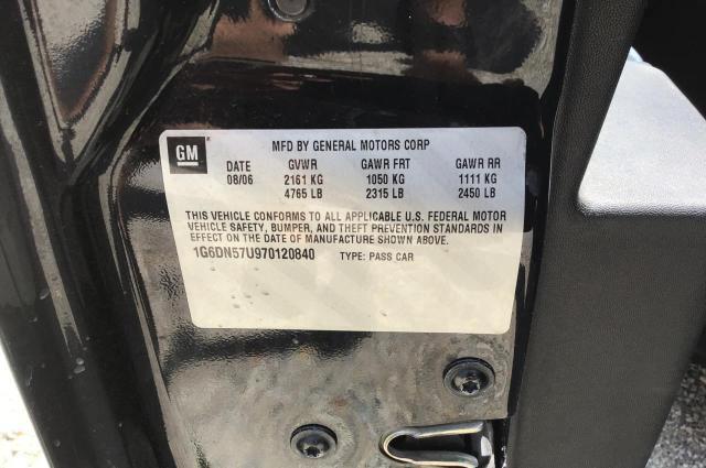 Photo 10 from auction – 2007 CADILLAC CTS-V with VIN 1G6DN57U970120840