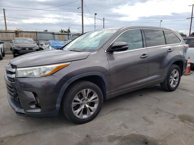 TOYOTA HIGHLANDER 2015 with VIN 5TDZKRFH4FS113748 - Photo from auction