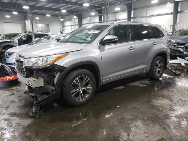 TOYOTA HIGHLANDER 2016 with VIN 5TDJKRFH8GS338608 - Photo from auction