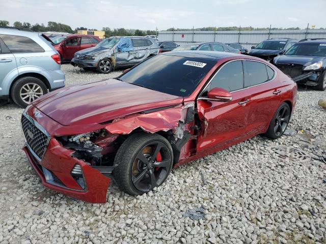 GENESIS G70 PRESTI 2019 with VIN KMTG34LE8KU037878 - Photo from auction