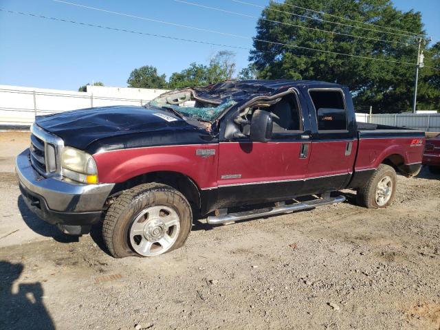 FORD F250 SUPER 2004 with VIN 1FTNW21P04EB03679 - Photo from auction