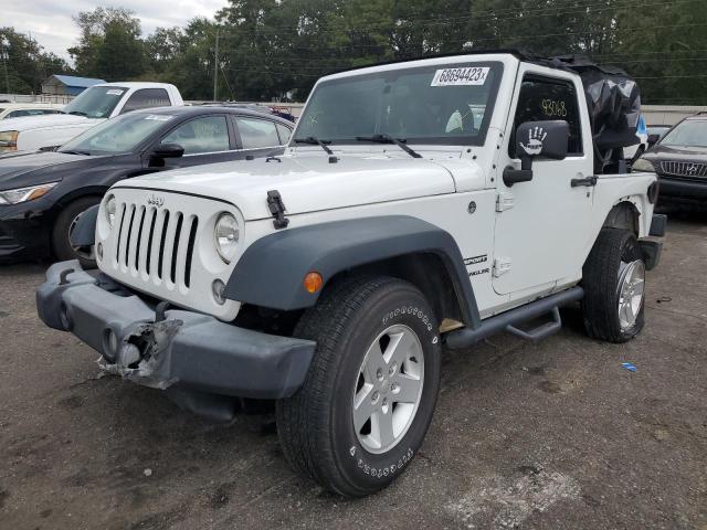 JEEP WRANGLER S 2016 with VIN 1C4AJWAG8GL329747 - Photo from auction