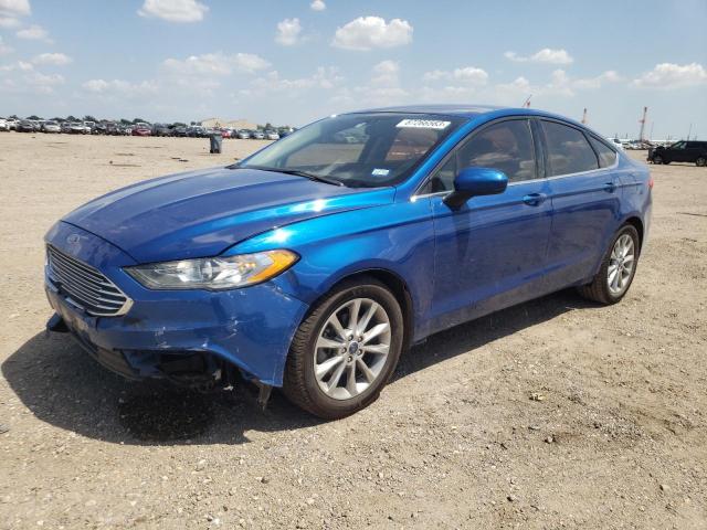 FORD FUSION SE 2017 with VIN 3FA6P0HD4HR257578 - Photo from auction