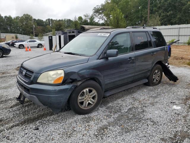 HONDA PILOT EXL 2005 with VIN 5FNYF18695B057225 - Photo from auction