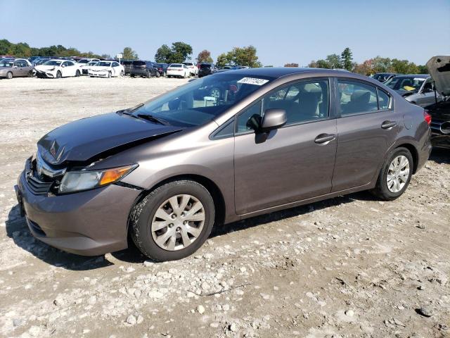 HONDA CIVIC LX 2012 with VIN 2HGFB2F50CH554224 - Photo from auction