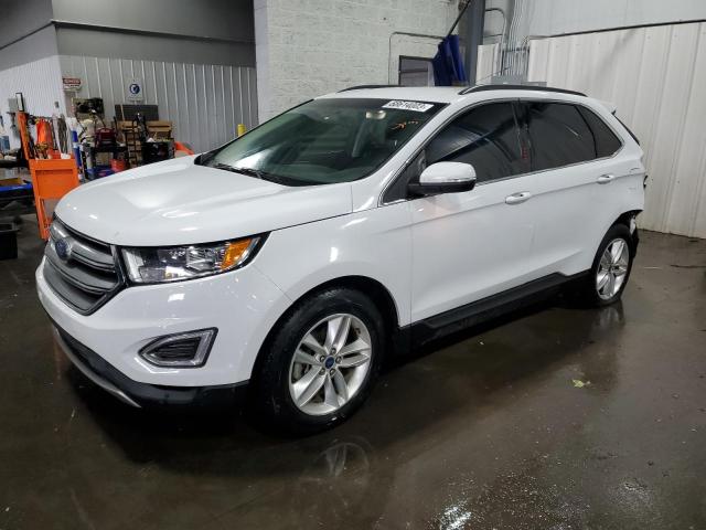 FORD EDGE SEL 2017 with VIN 2FMPK3J96HBB10550 - Photo from auction