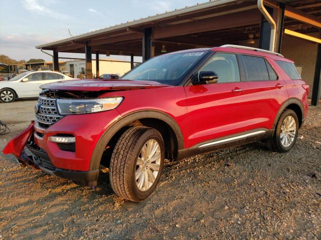 FORD EXPLORER L 2021 with VIN 1FMSK7FH2MGA91841 - Photo from auction