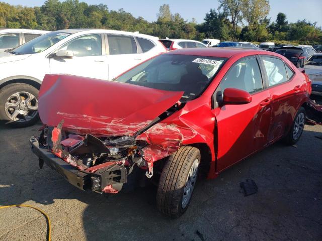 TOYOTA COROLLA L 2019 with VIN 2T1BURHE3KC213955 - Photo from auction