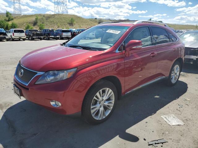 LEXUS RX 450 2010 with VIN JTJBC1BA7A2019644 - Photo from auction