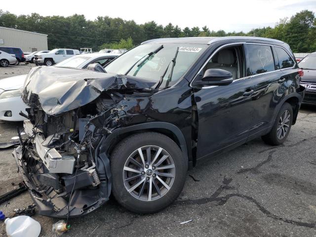 TOYOTA HIGHLANDER 2017 with VIN 5TDJZRFH5HS461747 - Photo from auction