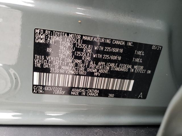Photo 14 from auction – 2021 TOYOTA RAV4 TRD O with VIN 2T3S1RFV2MW201803