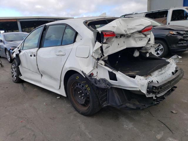 Photo 2 from auction – 2021 TOYOTA COROLLA LE with VIN 5YFEPMAE9MP245491