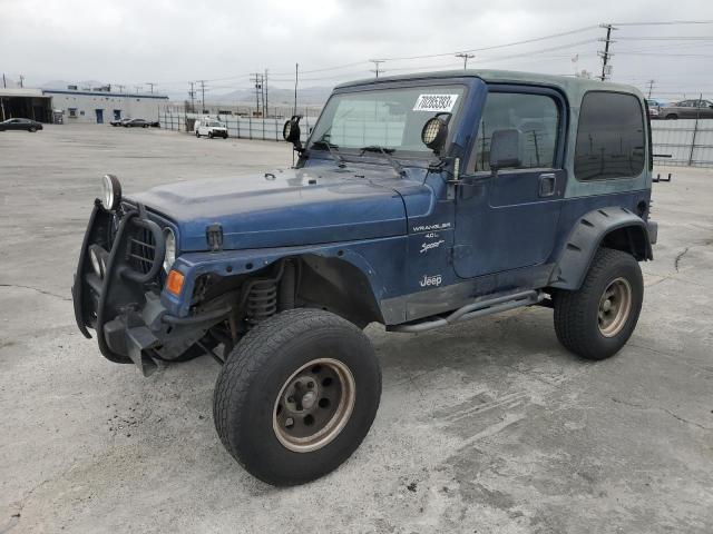 JEEP WRANGLER / 2000 with VIN 1J4FA49S1YP715580 - Photo from auction