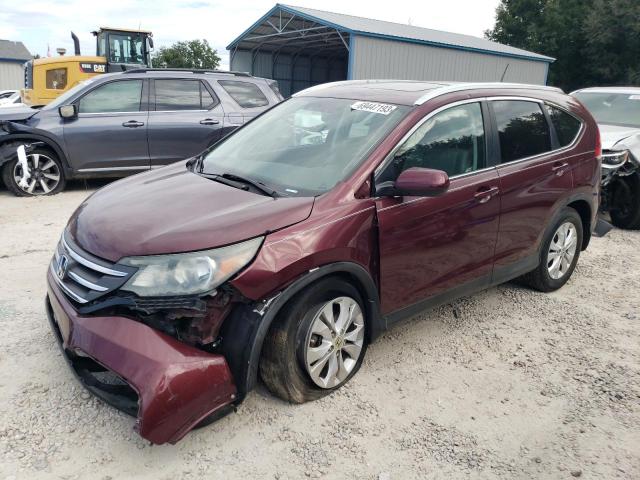 HONDA CR-V EXL 2014 with VIN 5J6RM3H77EL043345 - Photo from auction