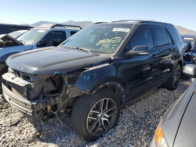 FORD EXPLORER S 2018 with VIN 1FM5K8GT9JGB89363 - Photo from auction