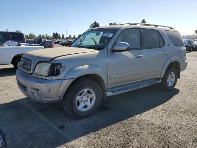 TOYOTA SEQUOIA SR 2002 with VIN 5TDBT44A22S119579 - Photo from auction