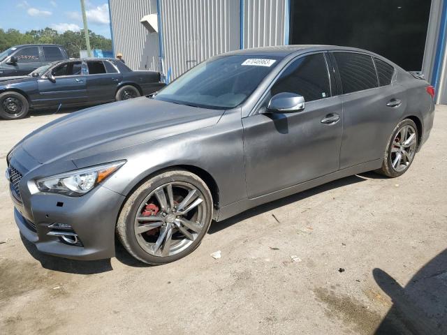 INFINITI Q50 BASE 2014 with VIN JN1BV7AP8EM672017 - Photo from auction