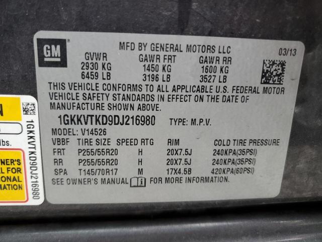 Photo 14 from auction – 2013 GMC ACADIA DEN with VIN 1GKKVTKD9DJ216980