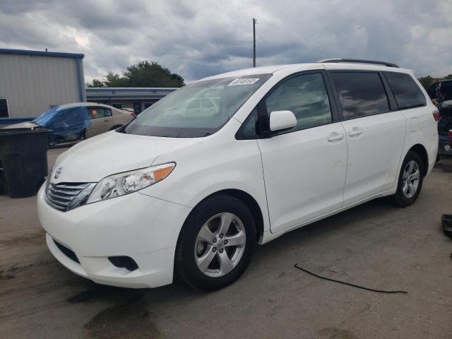 TOYOTA SIENNA LE 2017 with VIN 5TDKZ3DC5HS774922 - Photo from auction