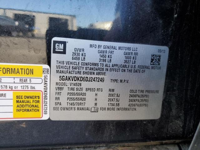 Photo 14 from auction – 2013 BUICK ENCLAVE with VIN 5GAKVDKD6DJ247249
