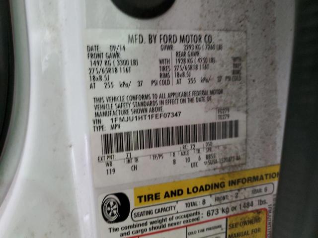 Photo 14 from auction – 2015 FORD EXPEDITION with VIN 1FMJU1HT1FEF07347