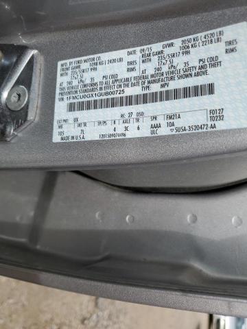 Photo 14 from auction – 2016 FORD ESCAPE SE with VIN 1FMCU0GX1GUB00725