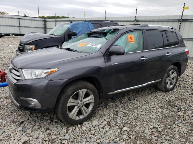 TOYOTA HIGHLANDER 2013 with VIN 5TDDK3EH4DS208073 - Photo from auction