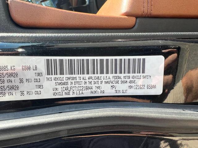Zdjęcie 10 z aukcji – 2012 JEEP GRAND CHER z VIN 1C4RJFCT1CC218044
