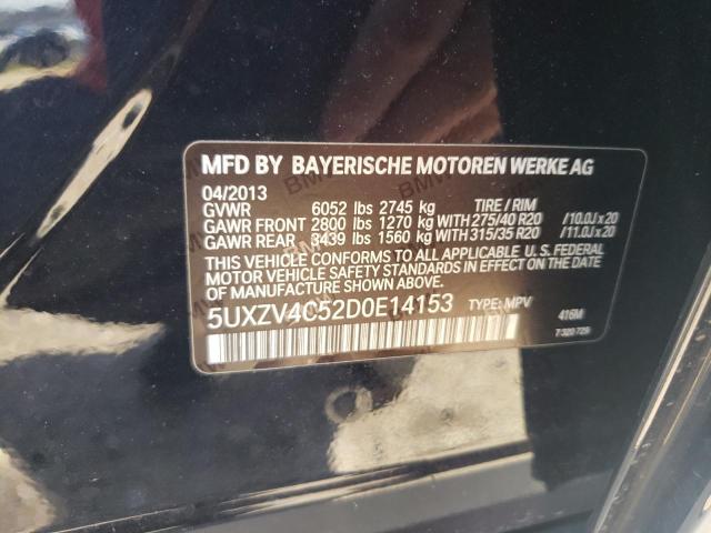 Photo 14 from auction – 2013 BMW X5 XDRIVE3 with VIN 5UXZV4C52D0E14153