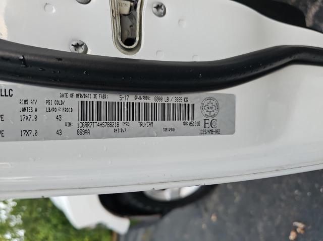 Photo 10 from auction – 2017 RAM 1500 SLT with VIN 1C6RR7TT4HS788218