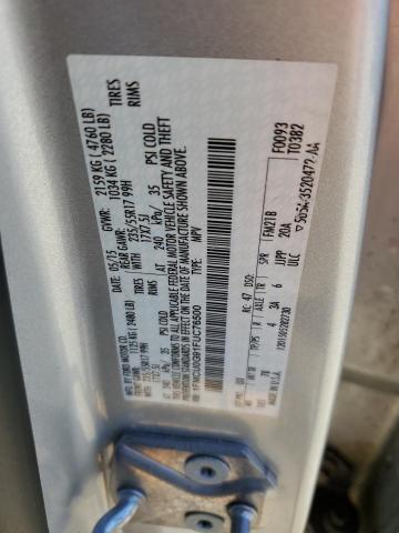Photo 14 from auction – 2015 FORD ESCAPE SE with VIN 1FMCU0G91FUC76500