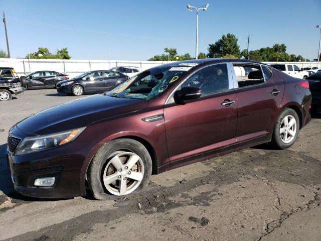 KIA OPTIMA LX 2015 with VIN 5XXGM4A72FG392167 - Photo from auction