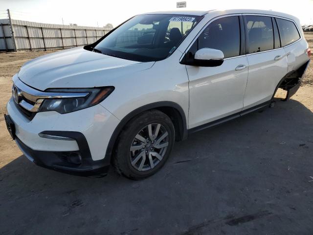 HONDA PILOT EX 2019 with VIN 5FNYF5H32KB031347 - Photo from auction
