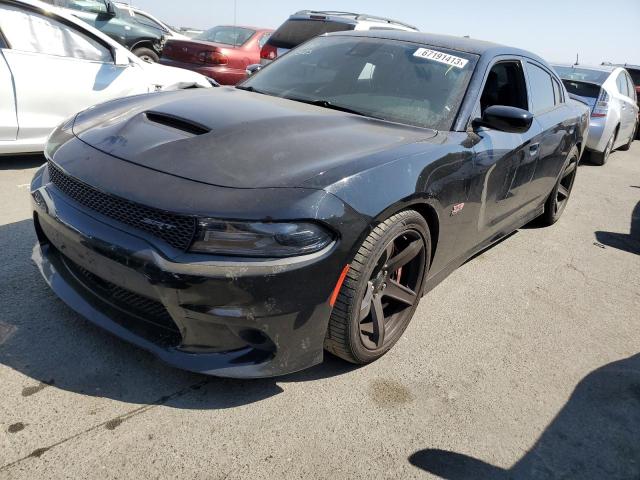 DODGE CHARGER SR 2018 with VIN 2C3CDXEJ6JH273795 - Photo from auction