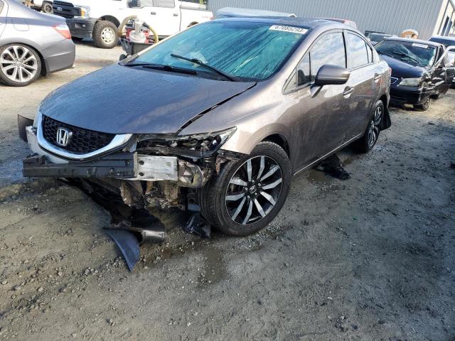 HONDA CIVIC EXL 2015 with VIN 2HGFB2F97FH507487 - Photo from auction