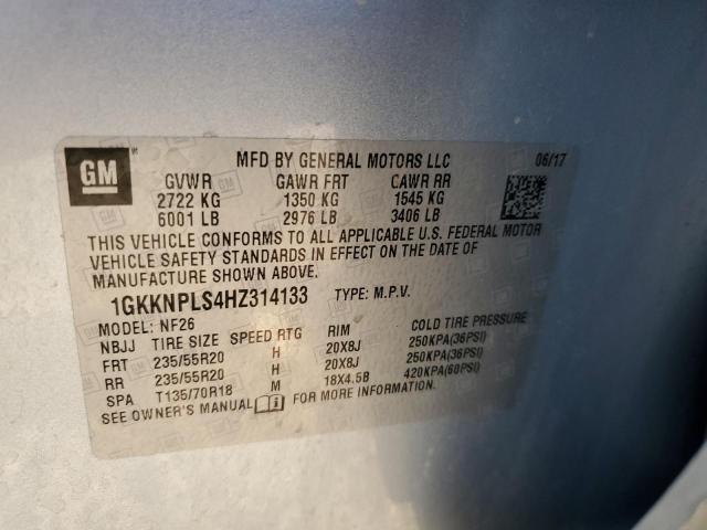 Photo 14 from auction – 2017 GMC ACADIA DEN with VIN 1GKKNPLS4HZ314133