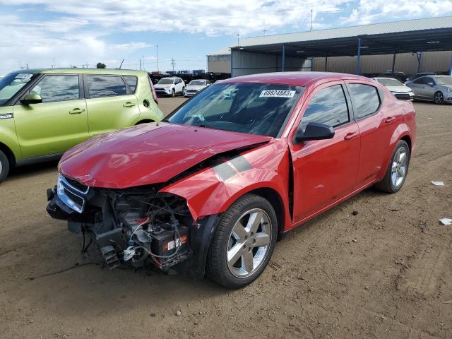 DODGE AVENGER SE 2013 with VIN 1C3CDZAB1DN594083 - Photo from auction