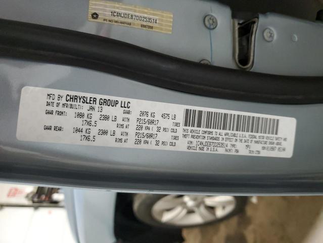 Photo 14 from auction – 2013 JEEP COMPASS LA with VIN 1C4NJDEB7DD253514
