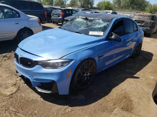 BMW M3 2018 with VIN WBS8M9C54J5K98679 - Photo from auction