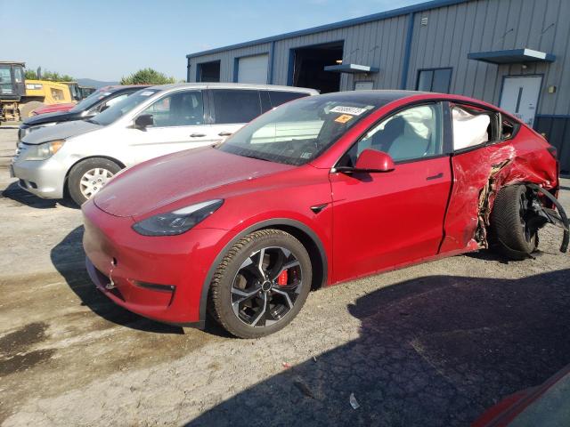 TESLA MODEL Y 2021 with VIN 5YJYGDEF3MF209582 - Photo from auction