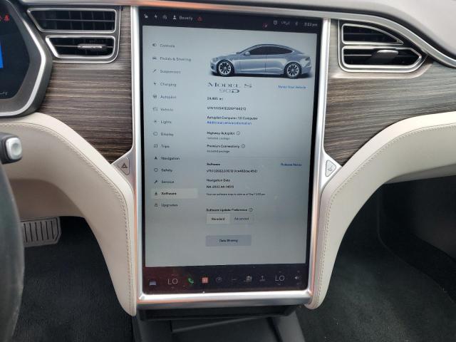 Photo 9 from auction – 2016 TESLA MODEL S with VIN 5YJSA1E22GF146272